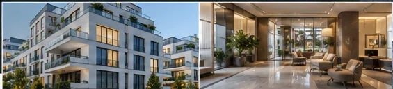 Modernes Mehrfamilienhaus in professioneller Immobilienbetreuung